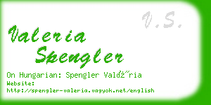 valeria spengler business card